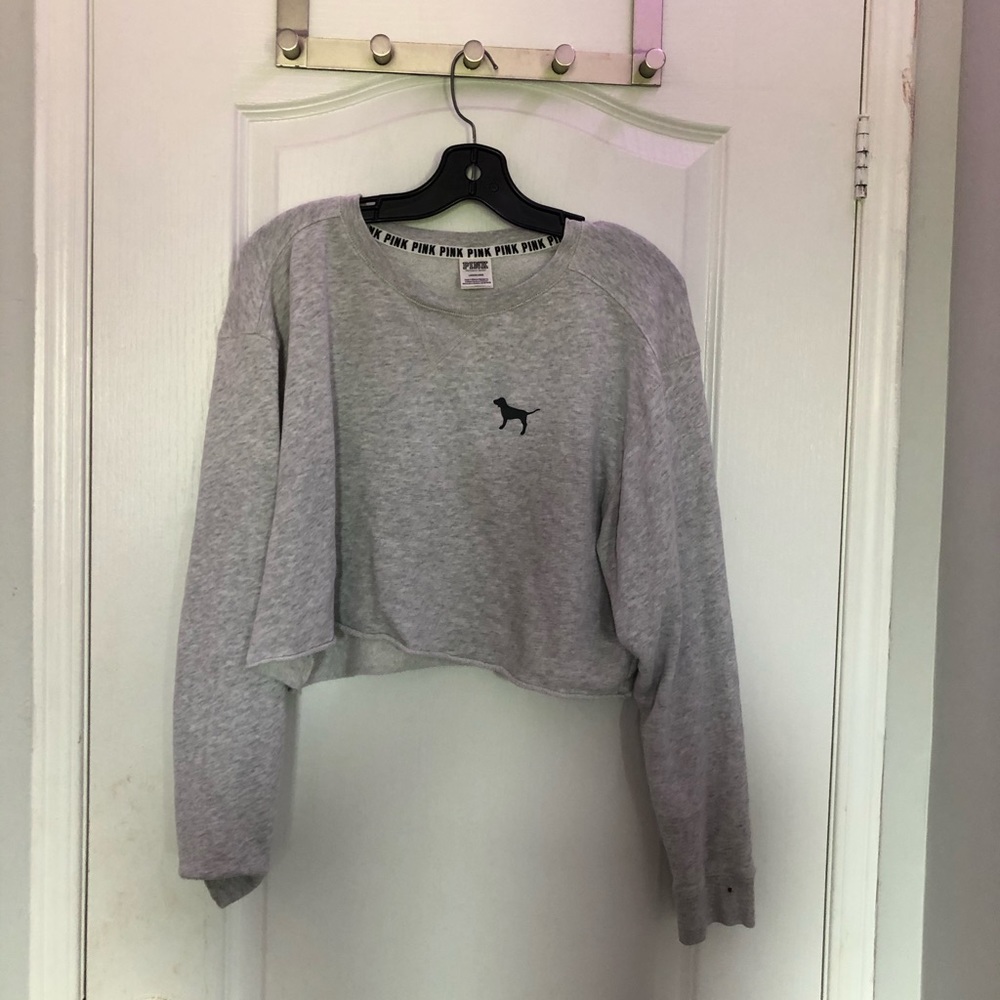 VS Pink Cropped hoodie